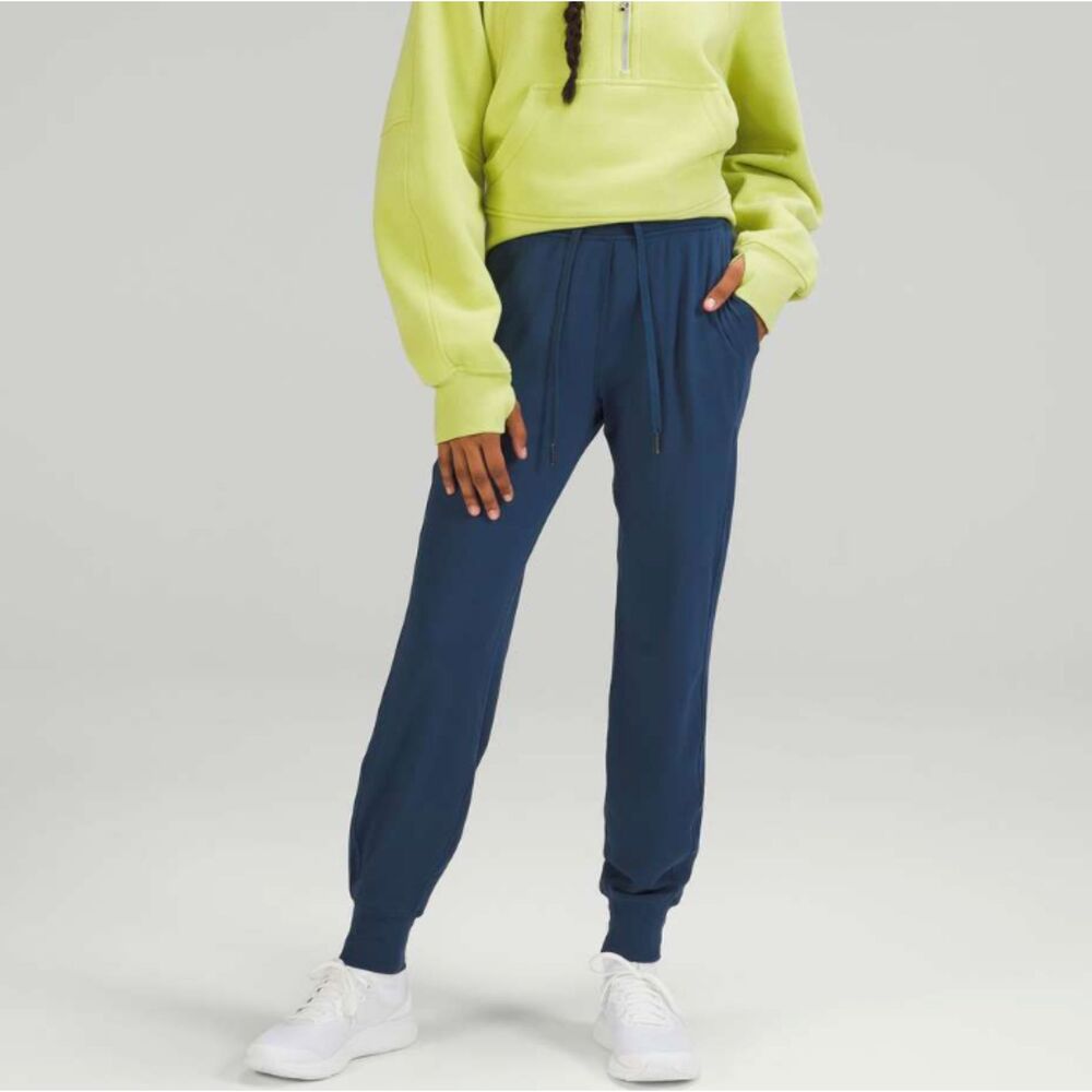 Women Lululemon Ready to Rulu High-Rise Jogger Mineral Blue Size 0 Athleisure